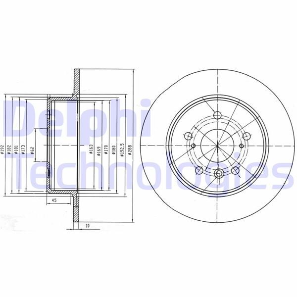 FREN DİSKİ ÇİFTLİ PAKET . DELİKSİZ ARKA LEXUS RX300 07/2000 > 06/2003 | OEM:4243133080-4243133140