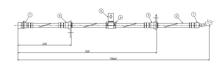 FREN HORTUMU ön Jazz AA 83-86 | OEM:46411SF1951