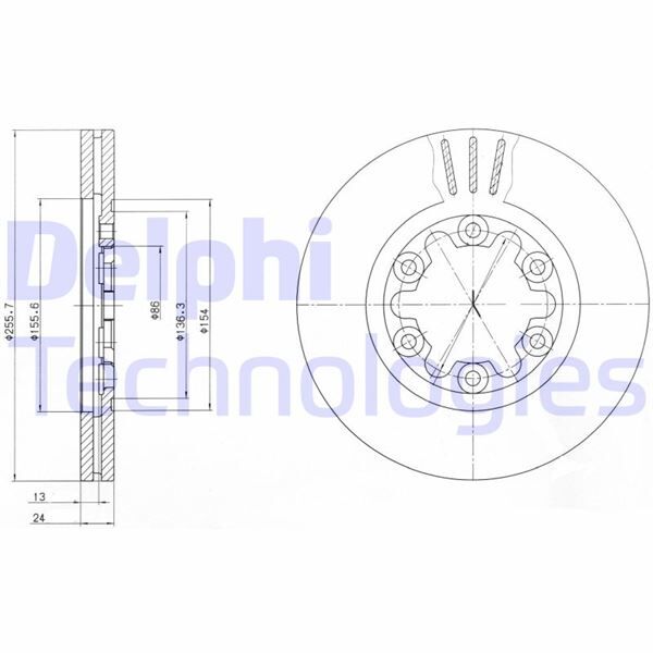 ÖN FREN AYNASI RANGER 4x2-MAZDA B-SERIE 99> 255.7x24x6DLxHAVALI | OEM:XM341027AA-3902826-4883102
