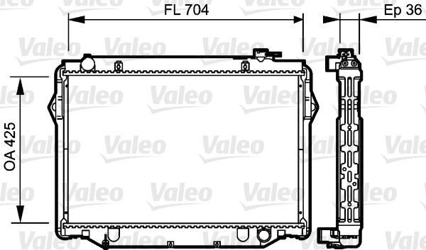RADYATÖR Toyota Land Cruiser 08/96 | OEM:16400-17240-16400