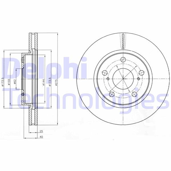 FREN DİSKİ ÇİFTLİ PAKET . DELİKLİ ÖN TOYOTA RAV4 11/2005 > | OEM:4351242040