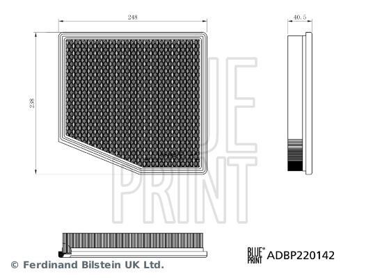 HAVA FİLTRESİ CHRYSLER PACİFİCA RU PACİFİCA AWD RU VOYAGER RU | OEM:68214516AA