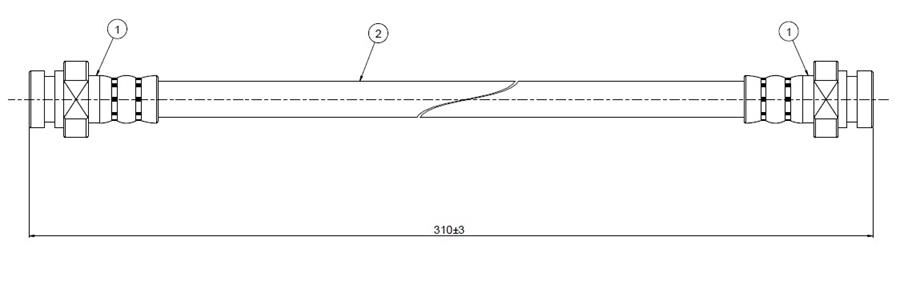 FREN HORTUMU arka Stanza T12 83-88 | OEM:46214Q9015