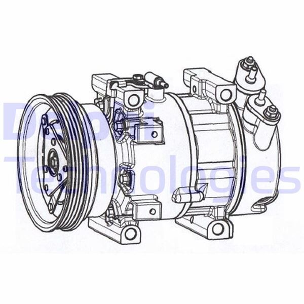 KOMPRESÖR DACIA LOGAN-LOGAN MCV-SANDERO-LOGAN-LOGAN MCV-SANDERO | OEM:6001547455-8200781488-8200802613