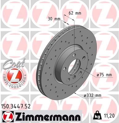 FREN DISKI ON BMW E70 F15 E71 F16 DELIKLI | OEM:34116886478