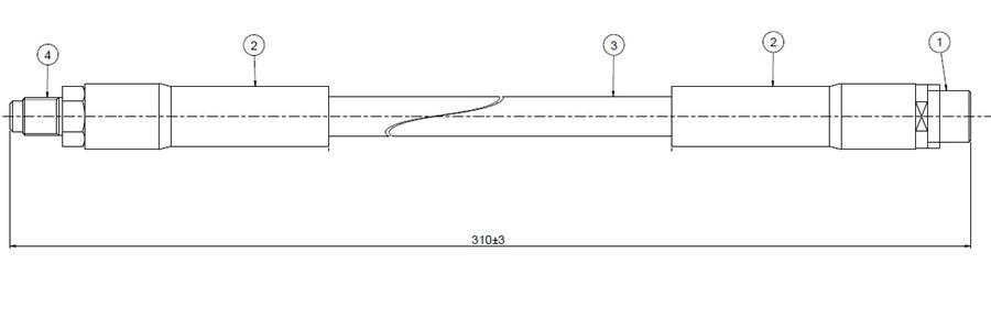 FREN HORTUMU ARKA MERCEDES W202 W203 C208 C209 W210 R129 R170 W140 B901>B905 | OEM:A2104280035