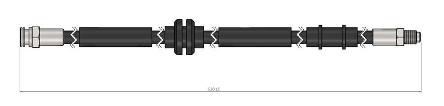 FREN HORTUMU ön 159 05- | OEM:60698794-51780395