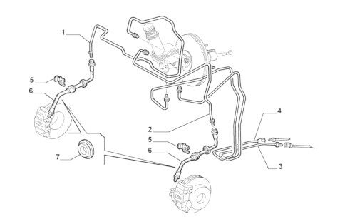 FREN HORTUMU ön DOBLO 01- | OEM:51776519