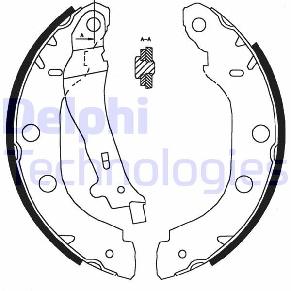 ARKA PABUÇ BALATA KNG 1.2 1.5DCİ 1.6 1.9 97 >05 > NISSAN PRIMERA 1.6 1.8 2.0TD 96-01 228x42 | OEM:7701207556-7701208063-440603J325