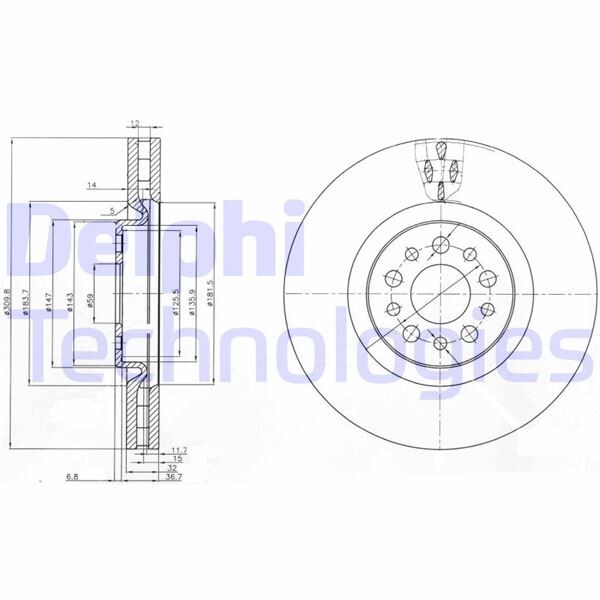 FREN DİSKİ ÇİFTLİ PAKET . DELİKLİ ÖN CITROEN // FIAT // LANCIA // PEUGEOT; C8 // ULYSSE // PHEDRA / / 807 07/2002 > | OEM:1489738080-1606309580-1618863180