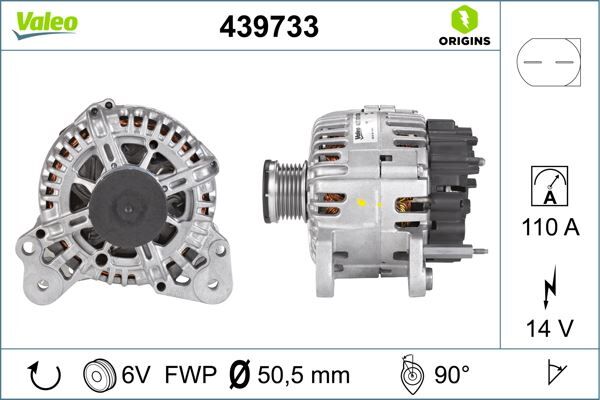 ALTERNATÖR VAG 1.2TSI EA111 motor | OEM:03F903023E-03F903023E-03F903023E
