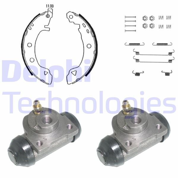 FREN PABUÇ KİTİ ARKA ALFA ROMEO 145. 146; FIAT BRAVA. BRAVO. MAREA; LANCIA DELTA 03/96>10/01