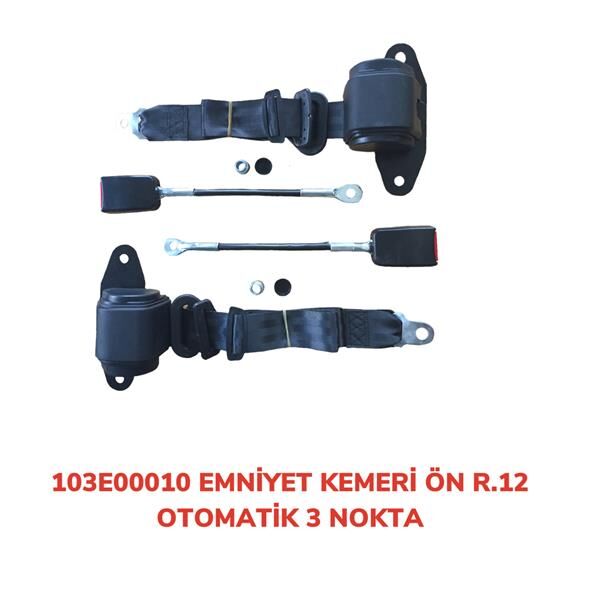 EMNİYET KEMERİ ÖN 3 NOKTA OTOMATİK R12 | OEM:103E00010