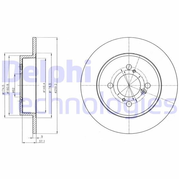 FREN DİSKİ ÇİFTLİ PAKET . DELİKSİZ ARKA SUZUKI SWIFT 10/2010 > 07/2017 | OEM:5561168L00-5561171L00-5561171L01