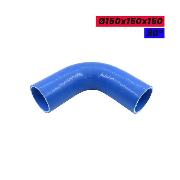 STANDART DİRSEK SİLİKON HORTUM 150x150x150 90 DERECE