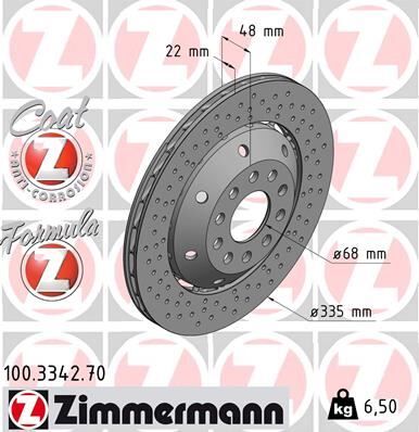 FREN DİSKİ ARKA SAĞ AUDI A6 04-05 | OEM:4B3615602A