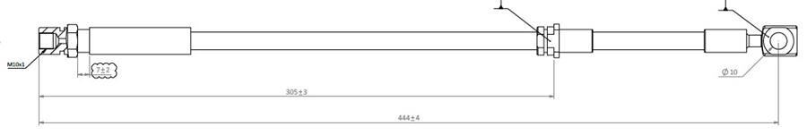 FREN HORTUMU ön 9-5 97-09 | OEM:4565743-90539843