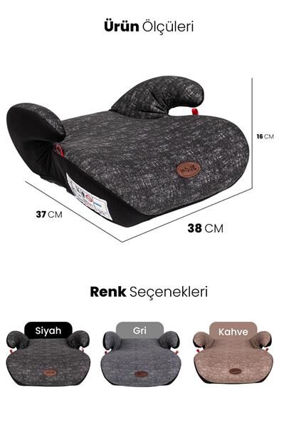 BEBEK KOLTUK YÜKSELTİCİ BODSTER KAHVERENGİ YAŞ GRUP II-III/15-36 KG | OEM:MO15303178-K