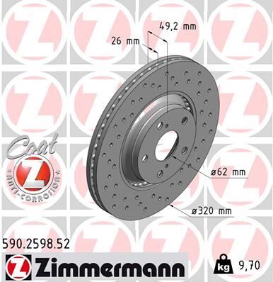ÖN FREN DİSKİ TOYOTA AVENSIS ESTATE T27 -AVENSIS SALOON T27 -VERSO R2 DELİKLİ 986479562-DF6268 | OEM:43512-05090
