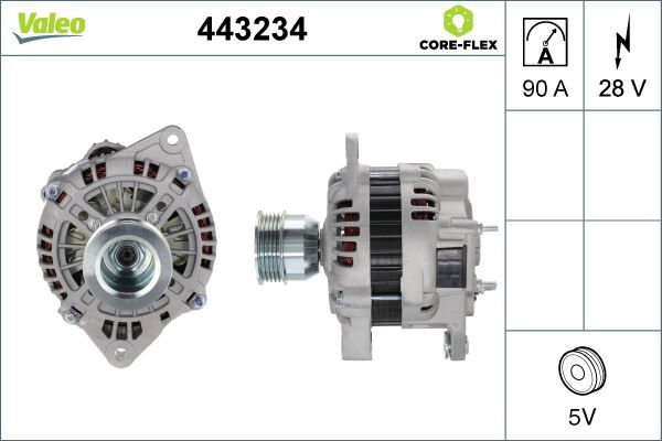 ALTERNATÖR RENAULT TRUCKS Kerax 370-410-450 | OEM:5001866377-485890-530122904