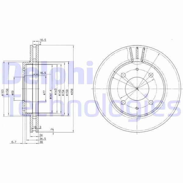 ÖN FREN AYNASI HAVALI CARISMA 1.8I-VOLVO S40-V40 1.6I 16V/1.8 16V/1.9TD/2.0 16V/2.0T 95 > | OEM:30872319-30872926-MR205585
