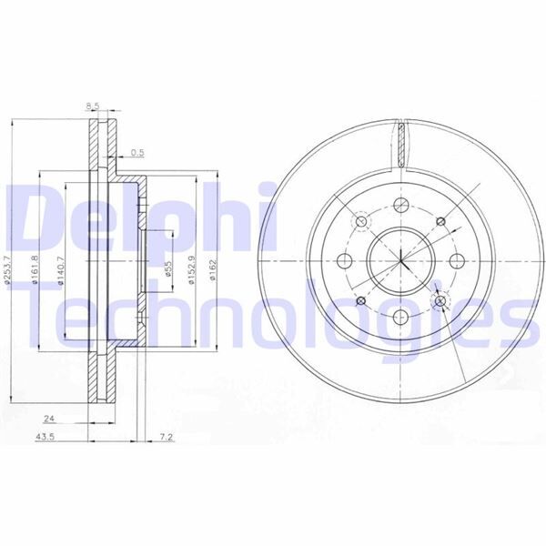 FREN DİSKİ ÇİFTLİ PAKET . DELİKLİ ÖN KIA RIO 08/2002 > 10/2005 | OEM:51712FD300