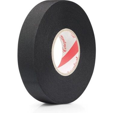 COROPLAST 8551 TÜYLÜ BEZ BANT SİYAH ALEV GECİKTİRİCİ ÖZELLİĞİNDE 19MMx15M 10 luk