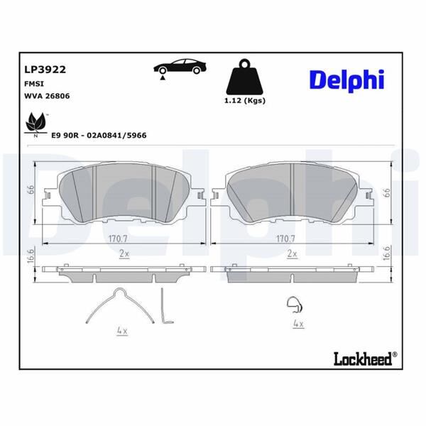 FREN BALATASI ÖN MAZDA CX60 2022 | OEM:KBY13328Z