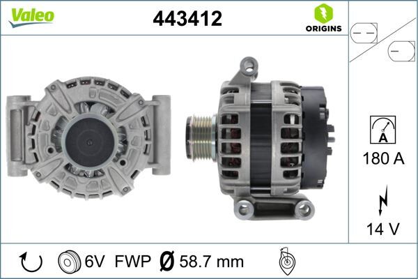 ALTERNATÖR PSA GROUP 2.2 Hdi | OEM:1609842580-2423.0N-931723