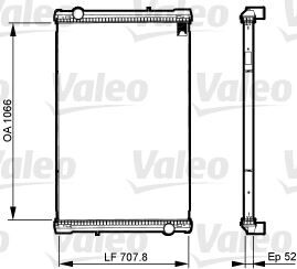 RADYATÖR ÇERÇEVESİZ MB TOURISMO | OEM:0005010601-0025010601-25010601