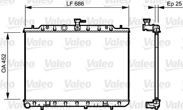 RADYATÖR NISSAN X-TRAIL 2007> | OEM:21400JG700-21400-JG700