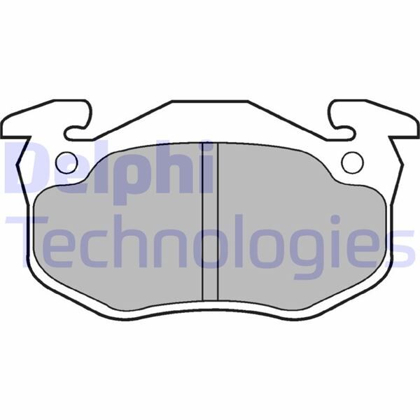 ÖN BALATA RENAULT R5 72>85 CLIO I 91>98 EXPRESS 85>92 TWINGO I 93>07 FİŞLİ | OEM:7701203842-7701205277-7701202517