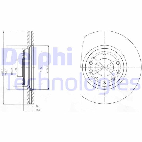 FREN DİSKİ ÇİFTLİ PAKET . DELİKLİ ÖN MAZDA CX-7 05/2007 > | OEM:L2063325XA