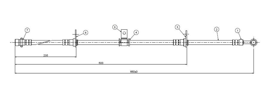 FREN HORTUMU ön Civic Shuttle EC-ED-EE 87-91 | OEM:46411SH0A01