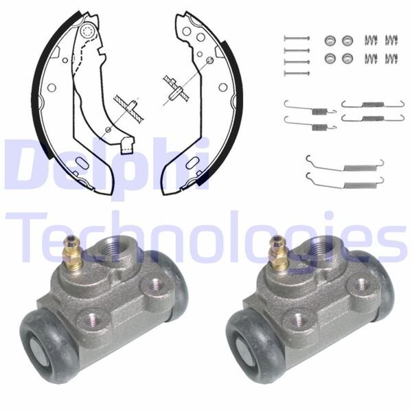 FREN PABUÇ KİTİ ARKA PEUGEOT 205 02/83>