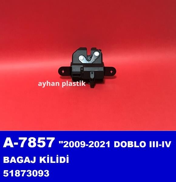 BAGAJ KİLİDİ DOBLO III-IV 2009-2021 | OEM:51873093
