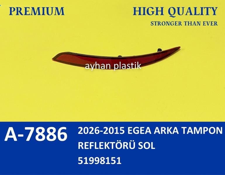 2026-2015 EGEA ARKA TAMPON REFLEKTÖRÜ SOL | OEM:51998151