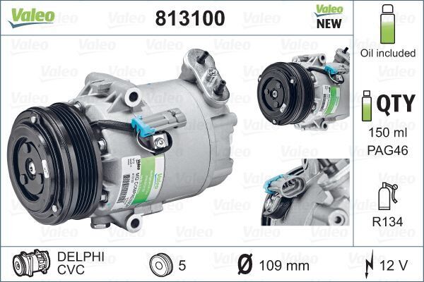 KLİMA KOMPRESÖRÜ OPEL ASTRA H 04>10 ZAFİRA B 04>15 1.2-1.4-1.8-2.0 BENZİN XEP-XEL 1.8XER 2.0 LEH | OEM:93168626-13124749-93190261-93196858