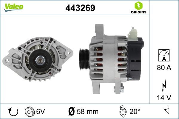 ALTERNATÖR PEUGEOT 107-CITROEN C1 | OEM:5705.CR-5705.KH-5705.NP-5702.H3