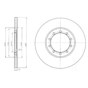 FREN DİSKİ ÇİFTLİ PAKET . DELİKSİZ ARKA FORD TRANSIT 2006 | OEM:1371420-1464031-6C112A315AA