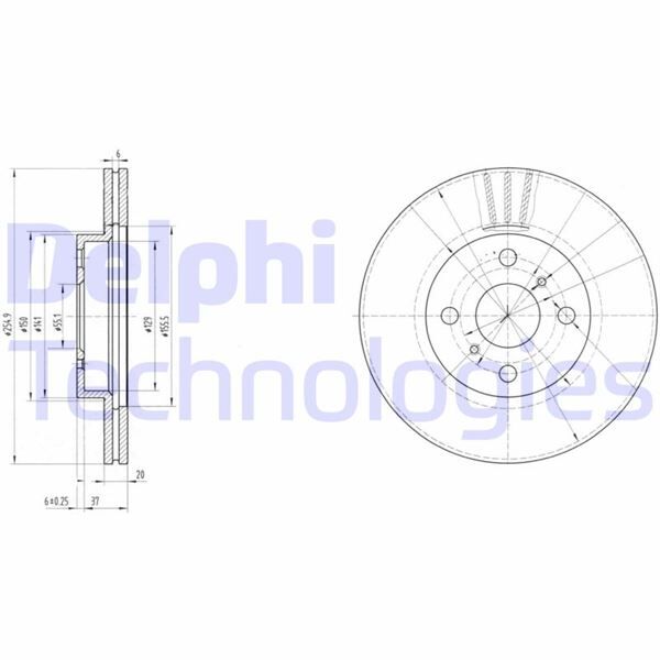 FREN DİSKİ ÇİFTLİ PAKET . DELİKLİ ÖN TOYOTA MR2. YARIS. YARIS VERSO 01/1999 > 07/2007 | OEM:435120D050-435120D120-4351217120