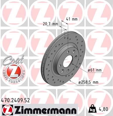 ÖN FREN DİSKİ RENAULT R19-CLIO I 91>96 CLIO II 98> KANGOO 01> MEGANE I 96> MEGANE II 04>10 TWINGO 96> DACIA LOGAN 06> SANDERO 08> 259x20.6 HAVALI 4 DELİK | OEM:402062984R-7701206339-8201464598