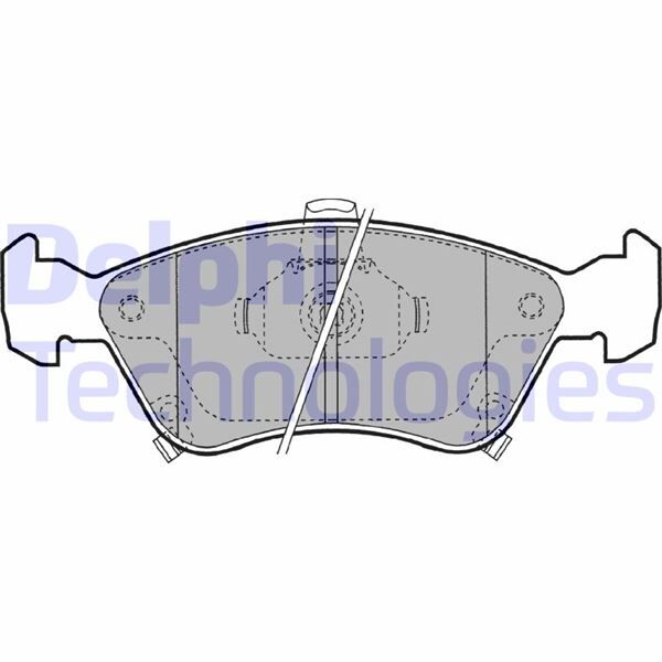 FREN BALATASI ÖN TOYOTA AVENSİS 10/97>03/03