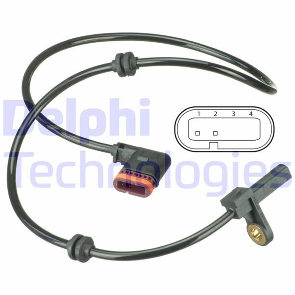 ABS SENSORU ARKA MERCEDES S-CLASS W221 C216 05>09 | OEM:A2215400117