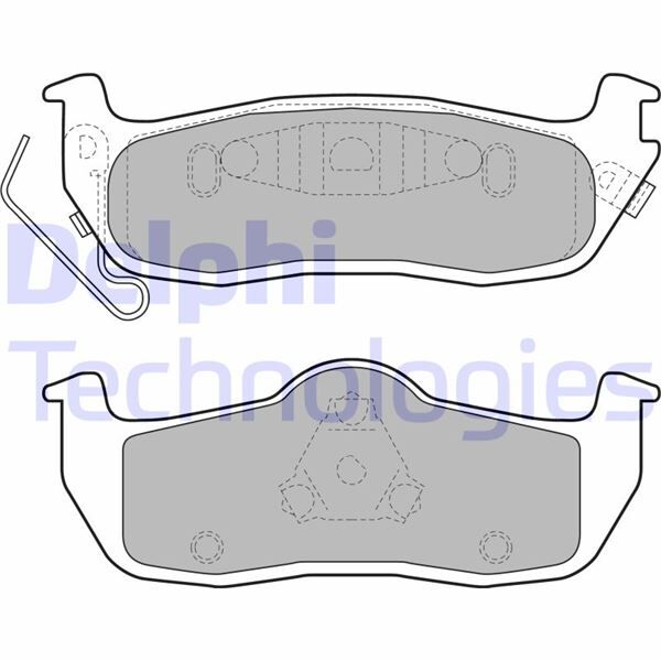 FREN BALATASI ARKA NISSAN NAVARA 07/05>