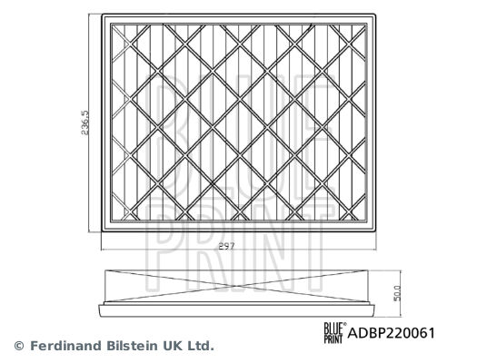 HAVA FİLTRESİ RANGER 19> 2.0 ECOBLUE PANTHER ECOBLUE 19> | OEM:EB3G9601AA-5339890