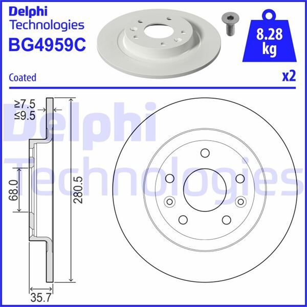 FREN DİSKİ ÇİFTLİ PAKET - BOYALI. DELİKSİZ ARKA MAZDA CX-3 01/2015 > | OEM:D10E26251-D10E26251