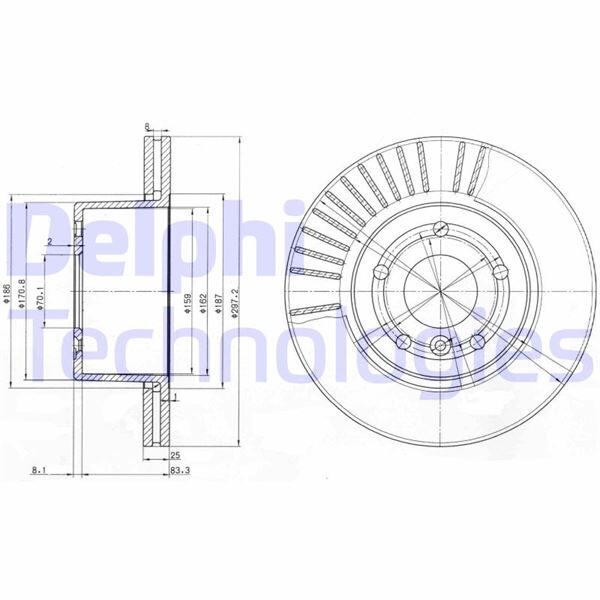 FREN DISKI ON DISCOVERY 2 L318 2.5 Td5 98>04 | OEM:ANR4582-SDB000380
