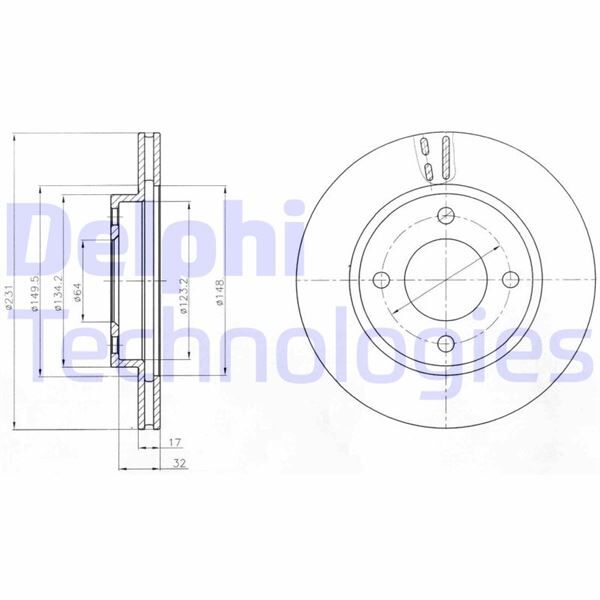 FREN DİSKİ ÇİFTLİ PAKET . DELİKLİ ÖN MITSUBISHI I 06/2007 > | OEM:MN113684