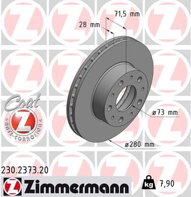 ÖN FREN DİSKİ BOXER III JUMPER III DUCATO III 06> 15 JANT KUCUK 280x28x5DL HAVALI | OEM:4249.K2-1612435180-51957507